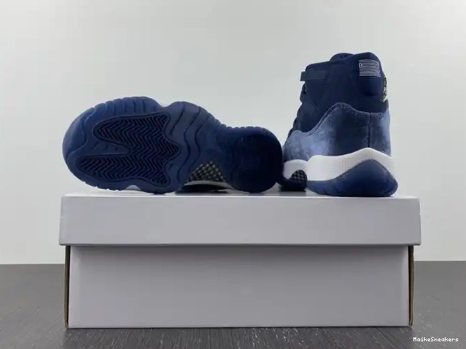 MaikeSneakers Velvet Air Navy 11 WMNS Midnight Jordan AR0715-441 0503